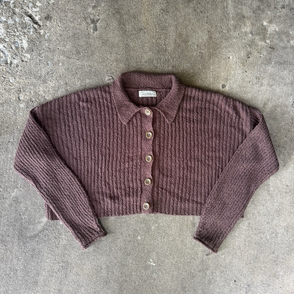 Brown Urban‎ Outfitters Cropped Sweater
